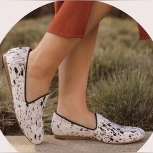TOMS | Darcy Loafer Flat | In Birch Spotted Calf Hair Design